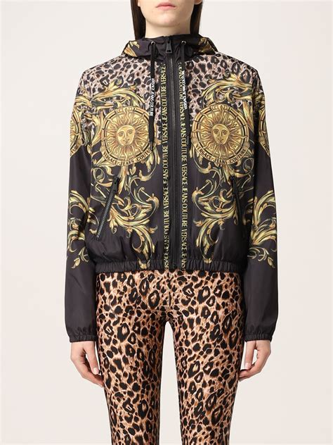 versace jeans couture jacket brown|Versace Jeans Couture jackets & coats for Women .